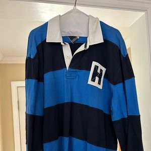 2 Tommy Hilfigier long sleeve rugby shirts